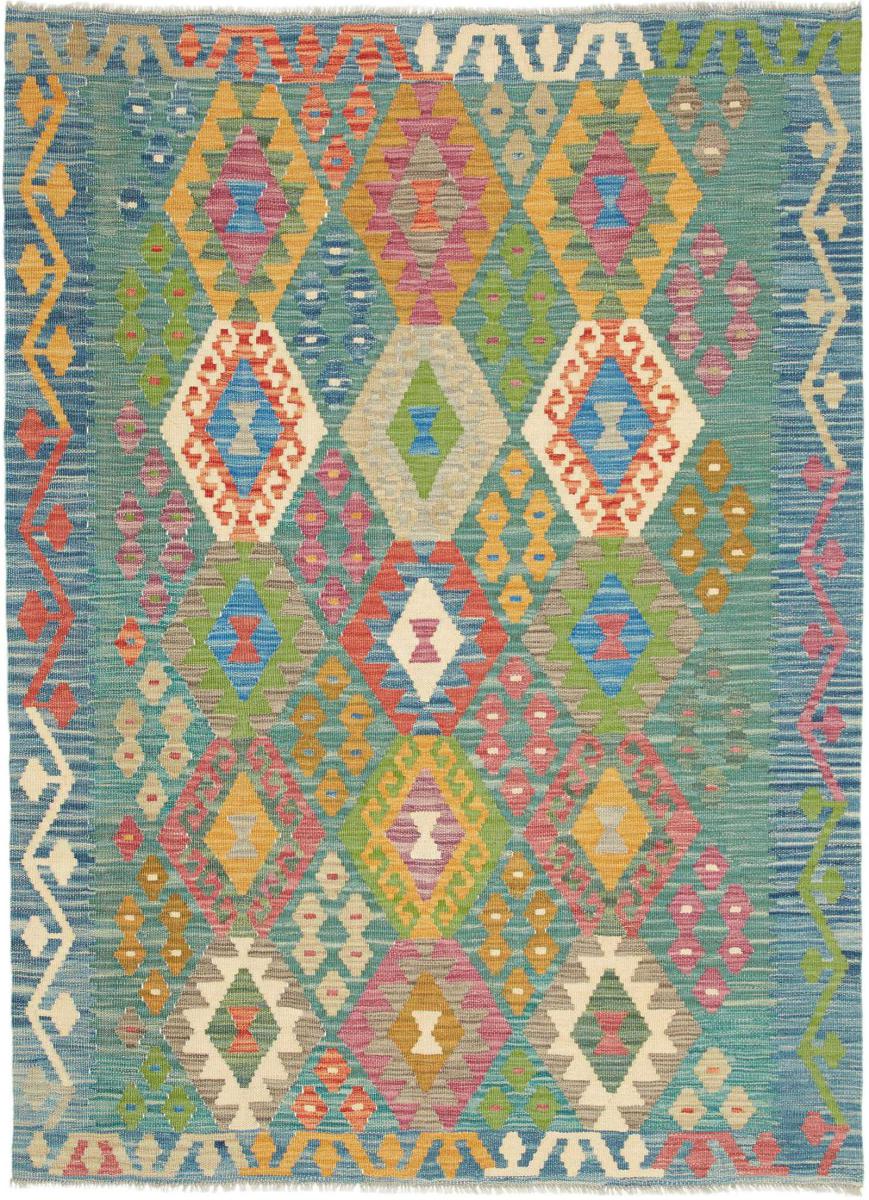 Afgán szőnyeg Kilim Afgán 174x126 174x126, Perzsa szőnyeg Kézzel szőtt
