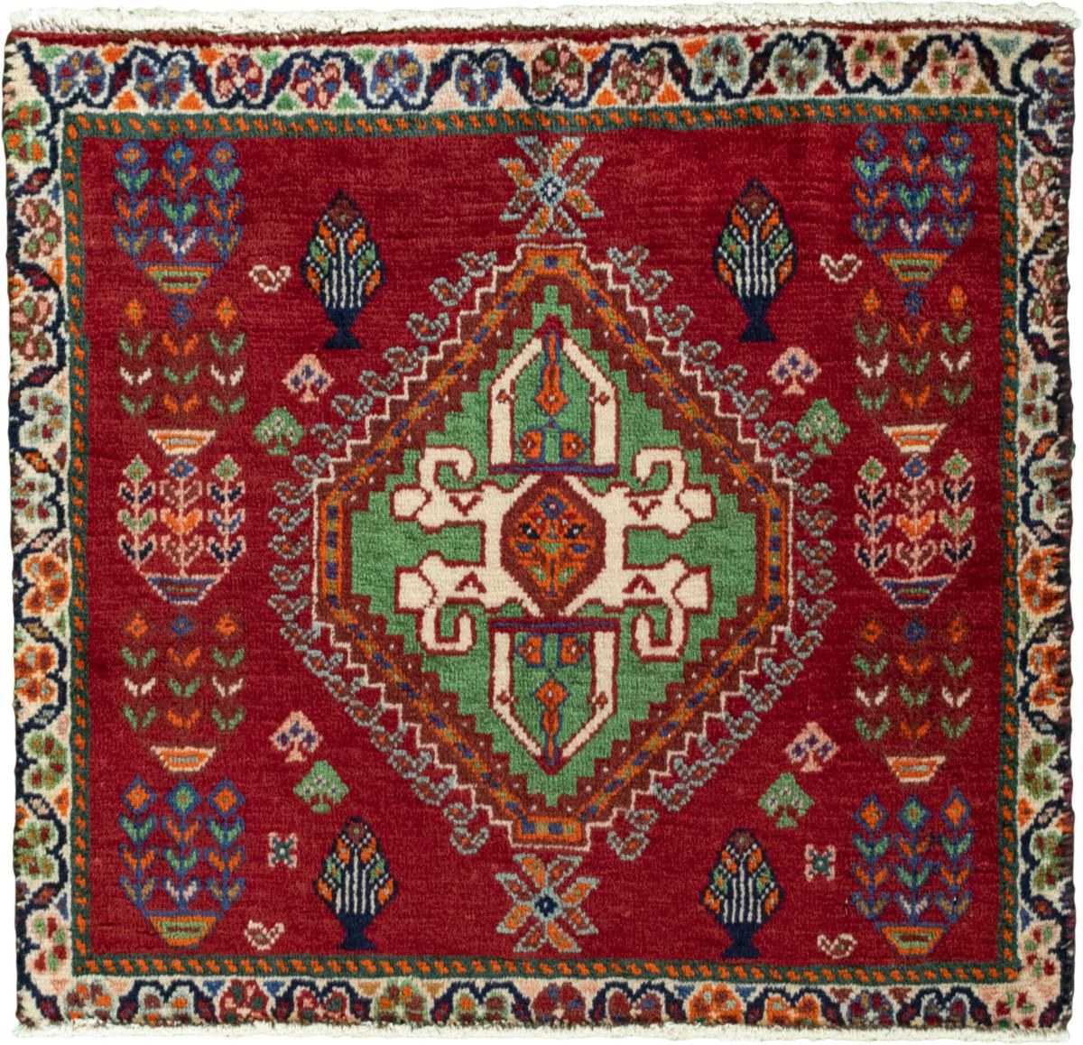 Persian Rug Shiraz 57x59 57x59, Persian Rug Knotted by hand