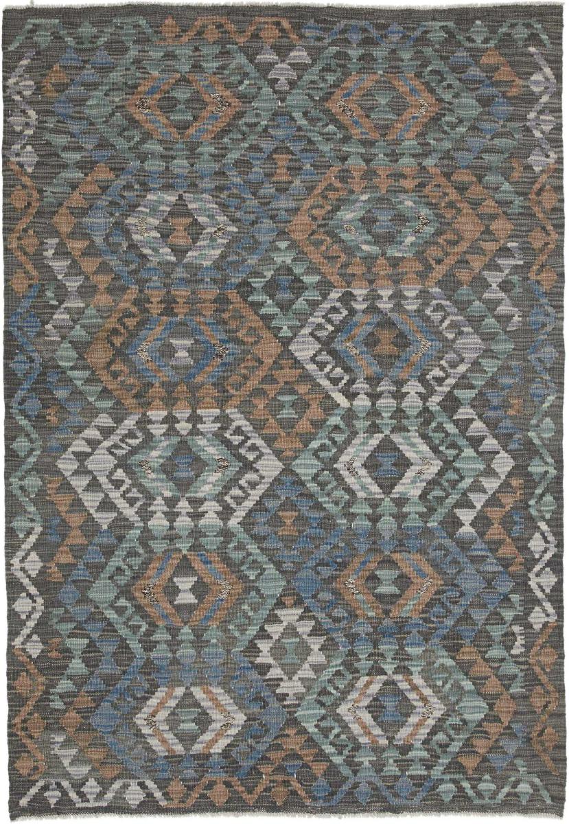 Αφγανικό χαλί Κιλίμ Afghan 186x129 186x129, Περσικό χαλί Χειροποίητο υφαντό