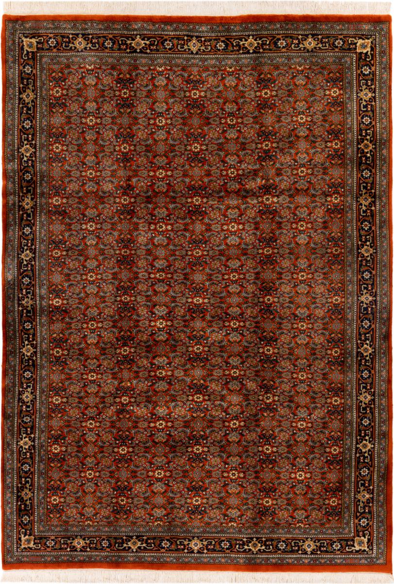 Ινδικό χαλί Indo Bidjar 356x247 356x247, Περσικό χαλί Οι κόμποι έγιναν με το χέρι