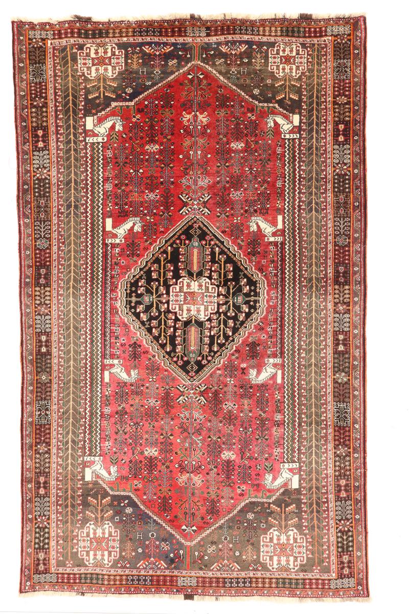 Persian Rug Shiraz 290x175 290x175, Persian Rug Knotted by hand