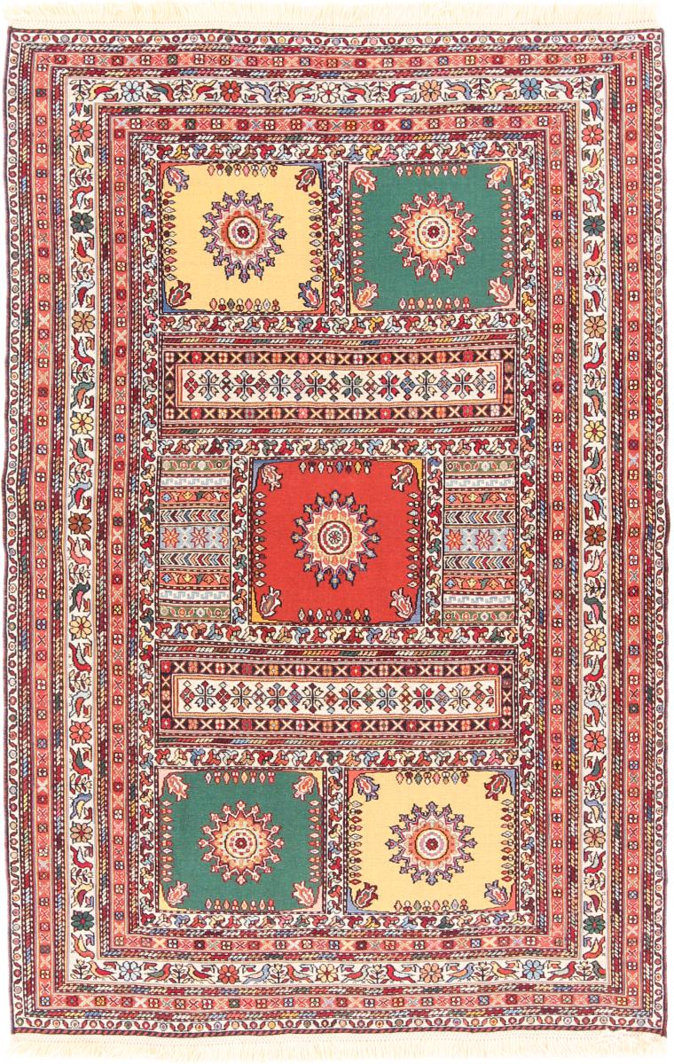 Tapete persa Kilim Soozani 153x101 153x101, Tapete persa Tecido à mão