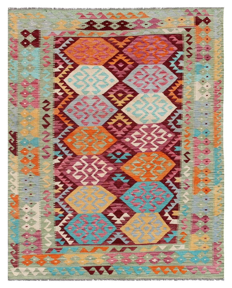 Afghan rug Kilim Afghan 7'11"x5'9" 7'11"x5'9", Persian Rug Woven by hand