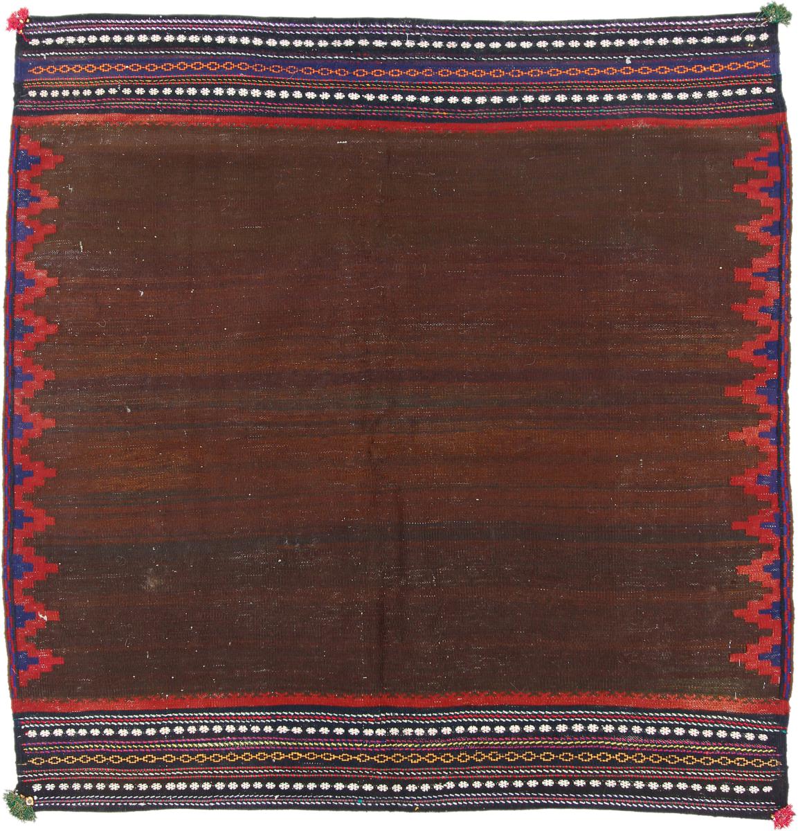 Tapete afegão Kilim Afegão Antigo 145x157 145x157, Tapete persa Tecido à mão