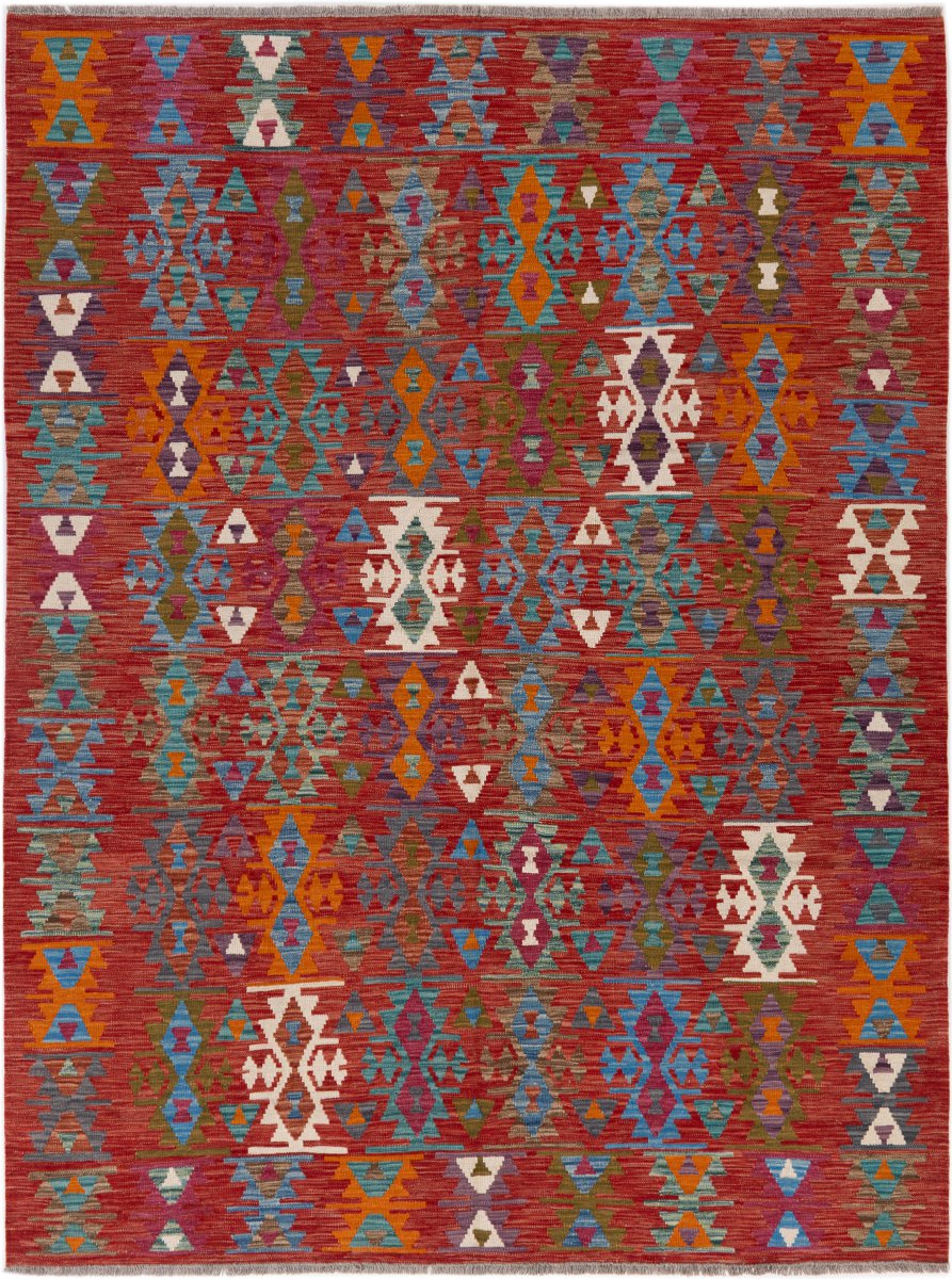 Tapete afegão Kilim Afegão 244x184 244x184, Tapete persa Tecido à mão