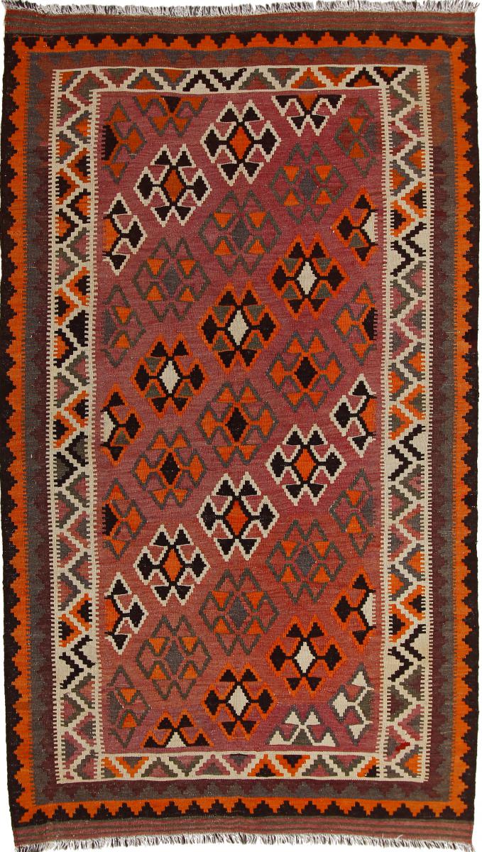 Tapete persa Kilim Fars Ghashghai 257x136 257x136, Tapete persa Tecido à mão