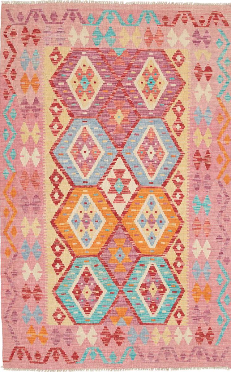 Afganistanilainen matto Kelim Afghan 192x124 192x124, Persialainen matto Käsinkudottu