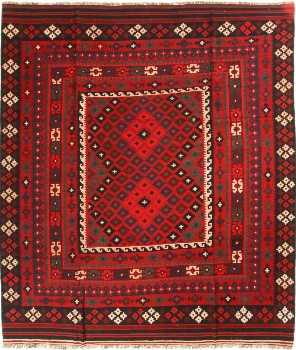 Tapete afegão Kilim Afegão Antigo 284x251 284x251, Tapete persa Tecido à mão