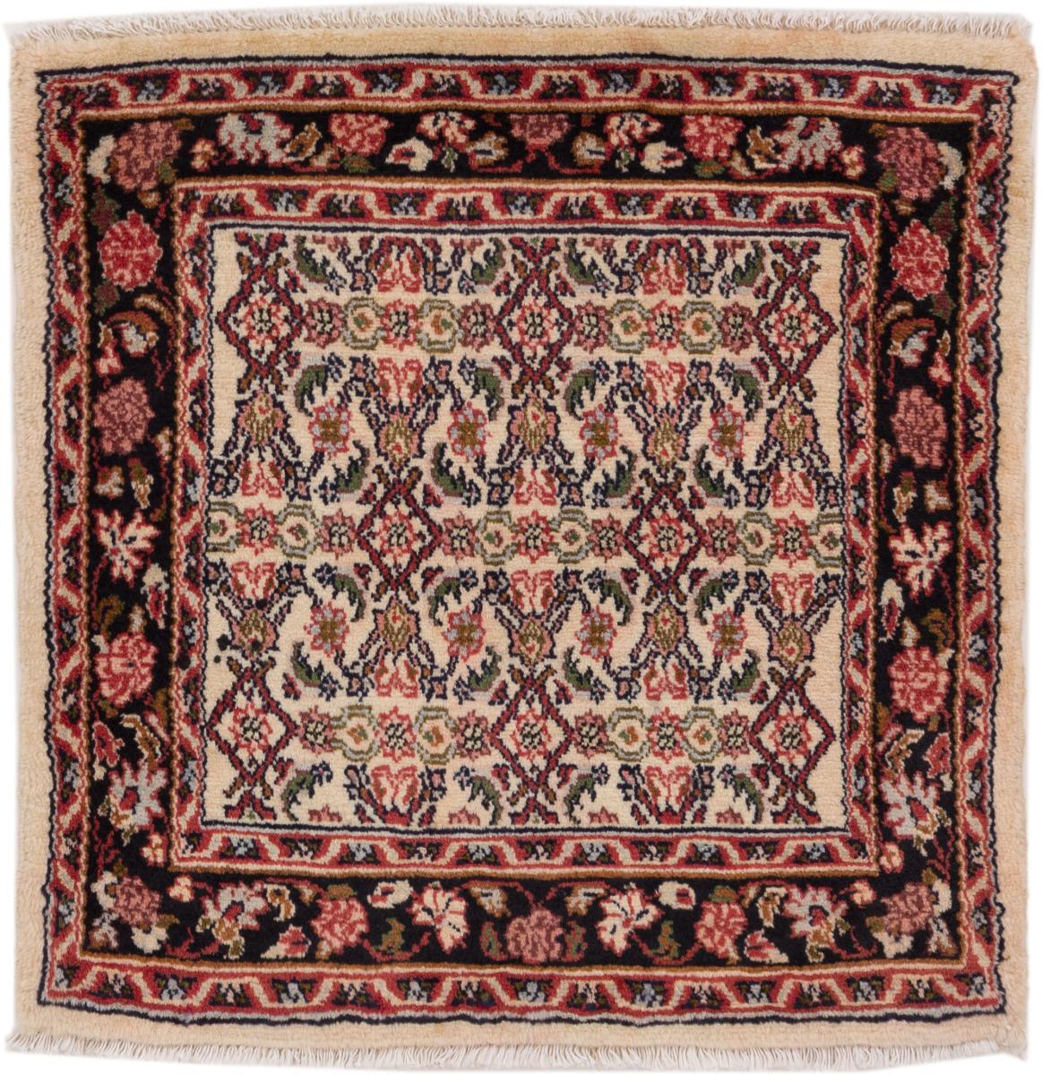 Persian Rug Hamadan 74x74 74x74, Persian Rug Knotted by hand