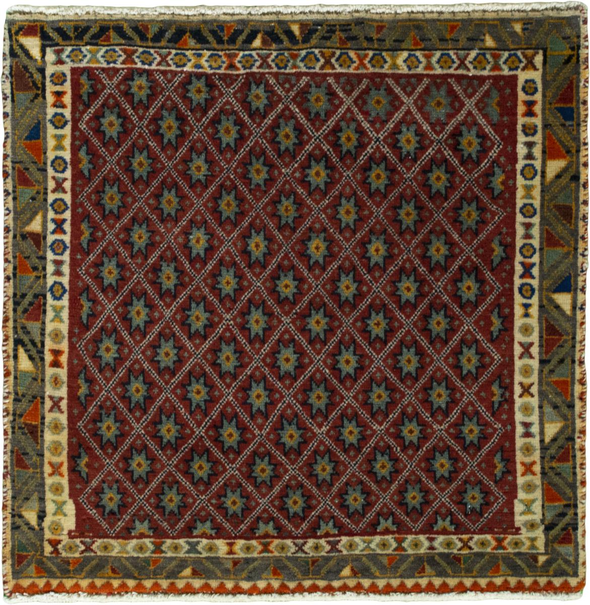 Persisk matta Shiraz 62x60 62x60, Persisk matta Knuten för hand