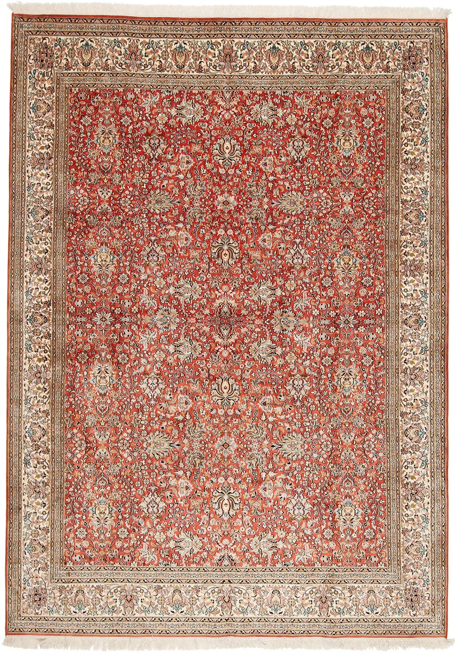 Tapete indiano Kashmir Pura Seda 306x219 306x219, Tapete persa Atado à mão