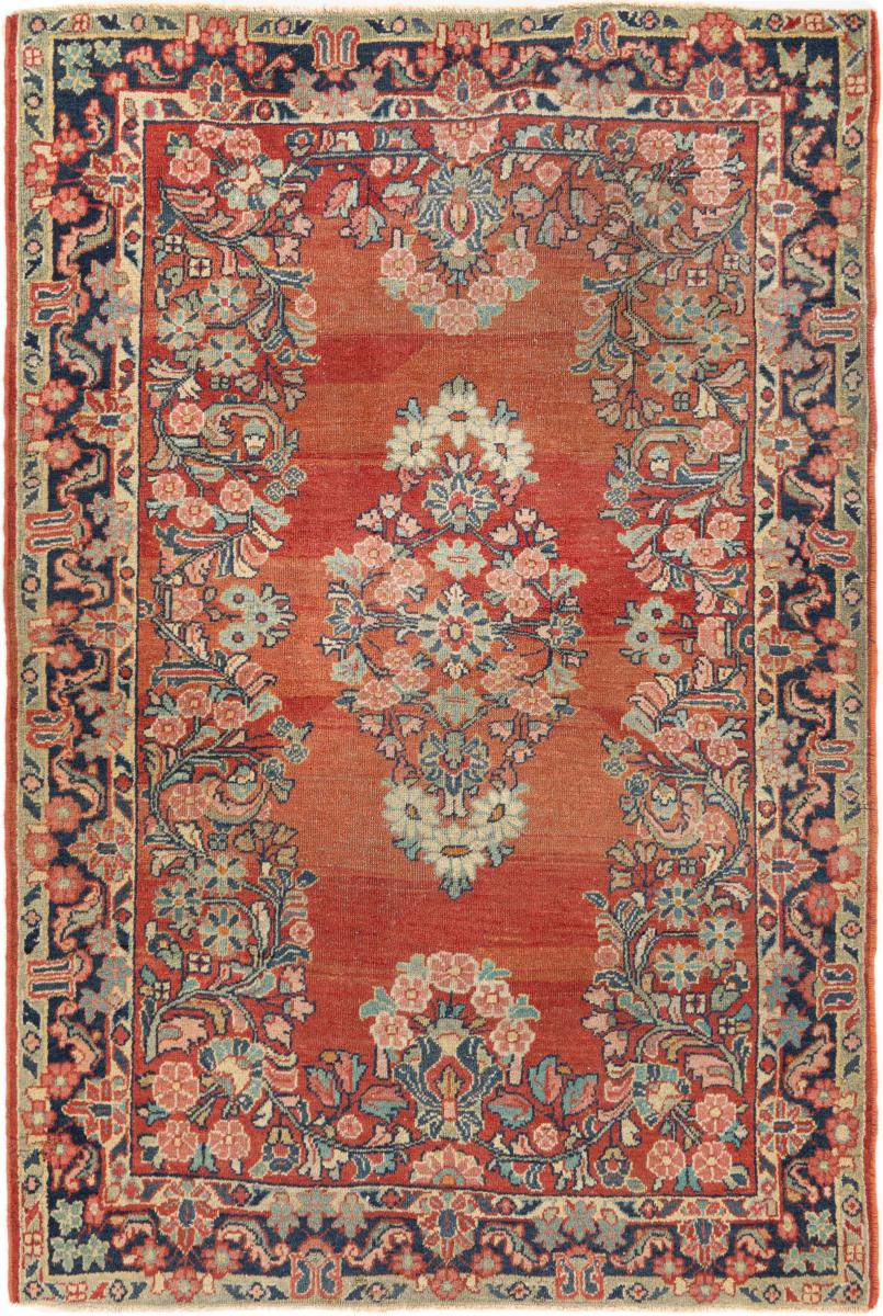 Perserteppich Mahal Antik 200x130 200x130, Perserteppich Handgeknüpft