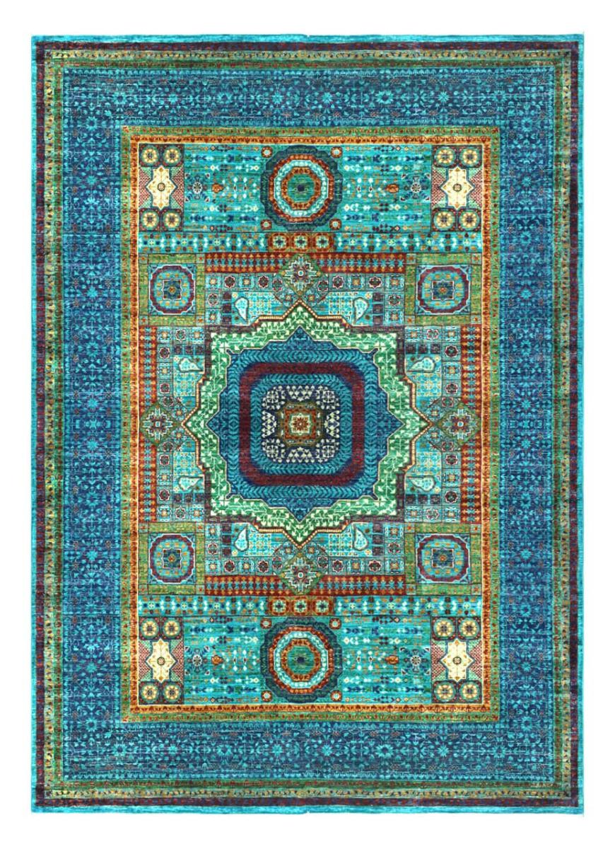 Afghan rug Mamluk 243x176 243x176, Persian Rug Knotted by hand