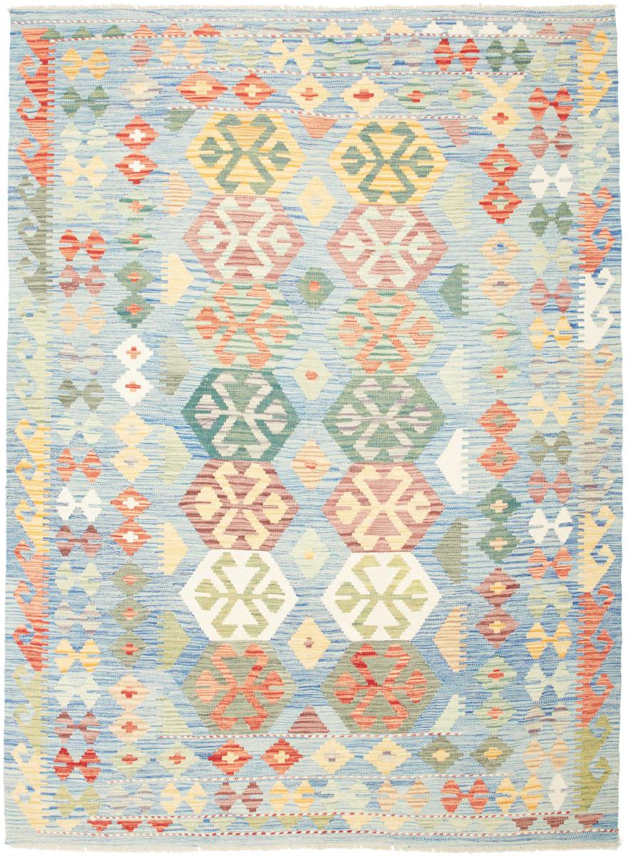 Afghanischer Teppich Kelim  Afghan 232x174 232x174, Perserteppich Handgewebt