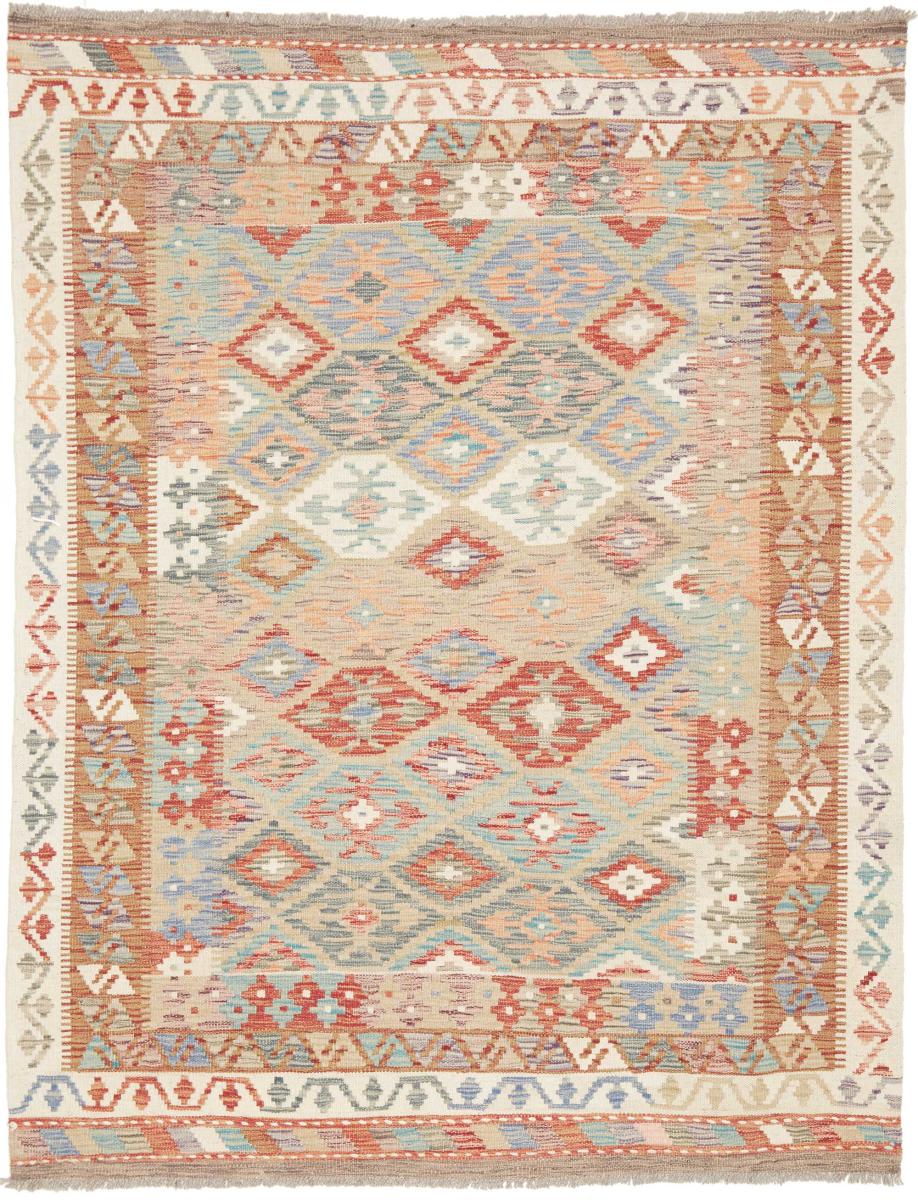 Tapis afghan Kilim Afghan 194x144 194x144, Tapis persan Tissé à la main