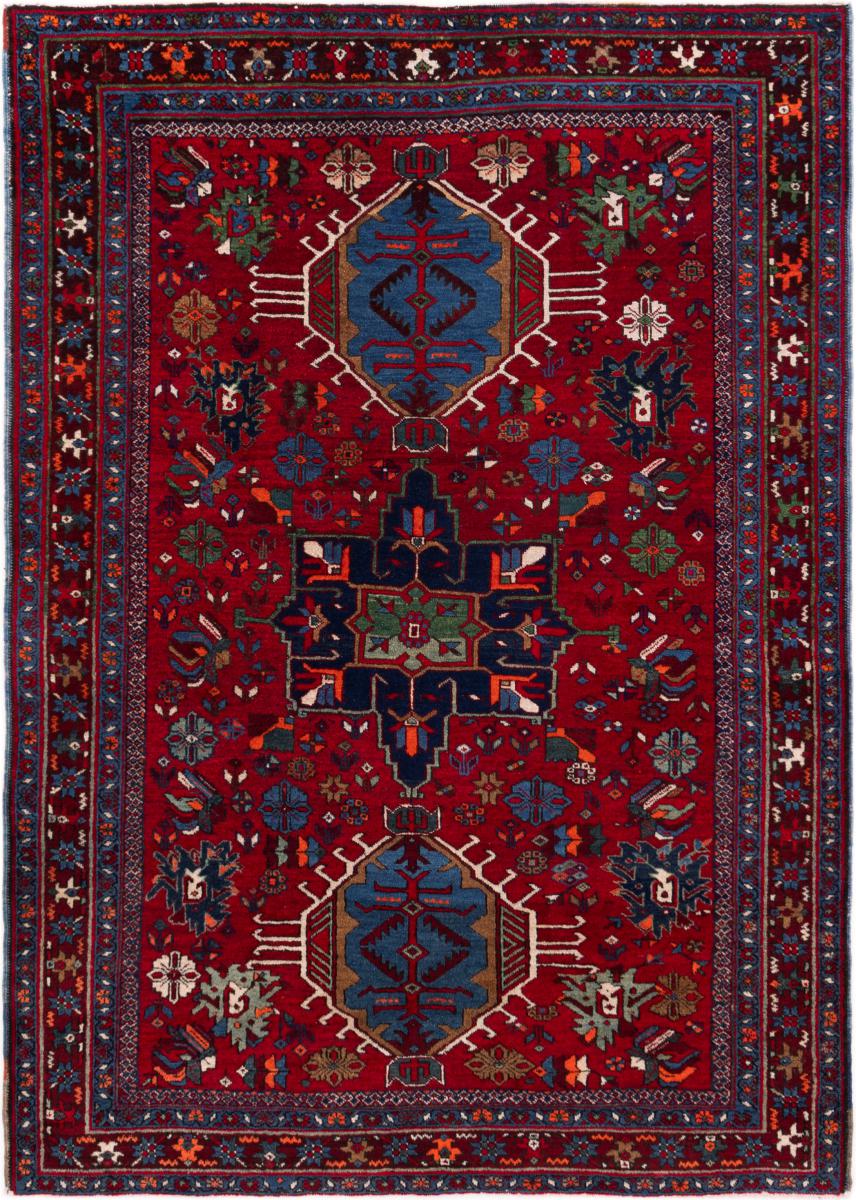 Perserteppich Heriz Antik 201x144 201x144, Perserteppich Handgeknüpft