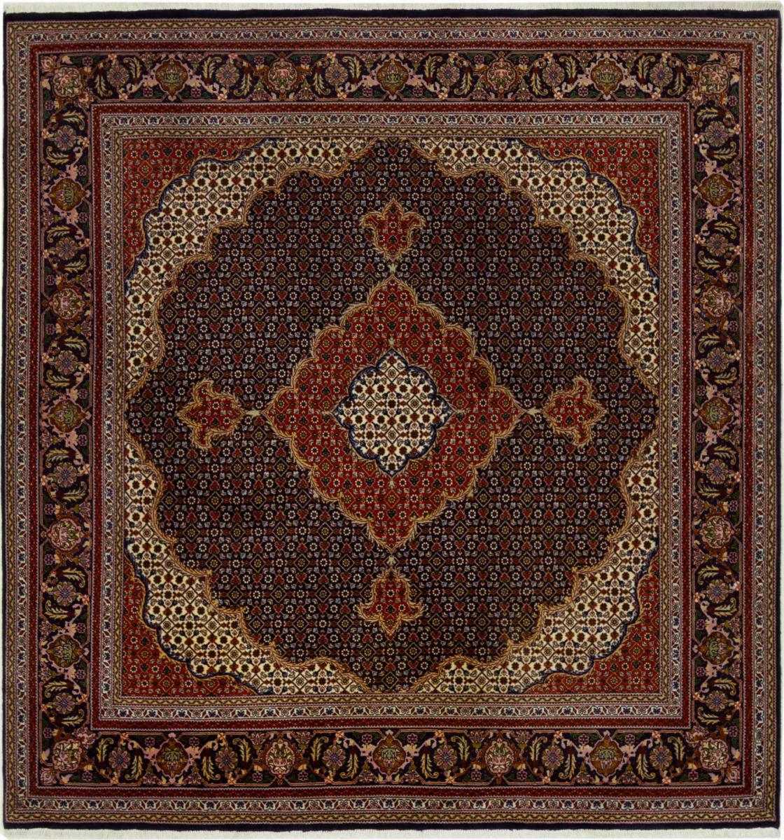 Perzsa szőnyeg Tabriz Mahi 50Raj 156x148 156x148, Perzsa szőnyeg Kézzel csomózva