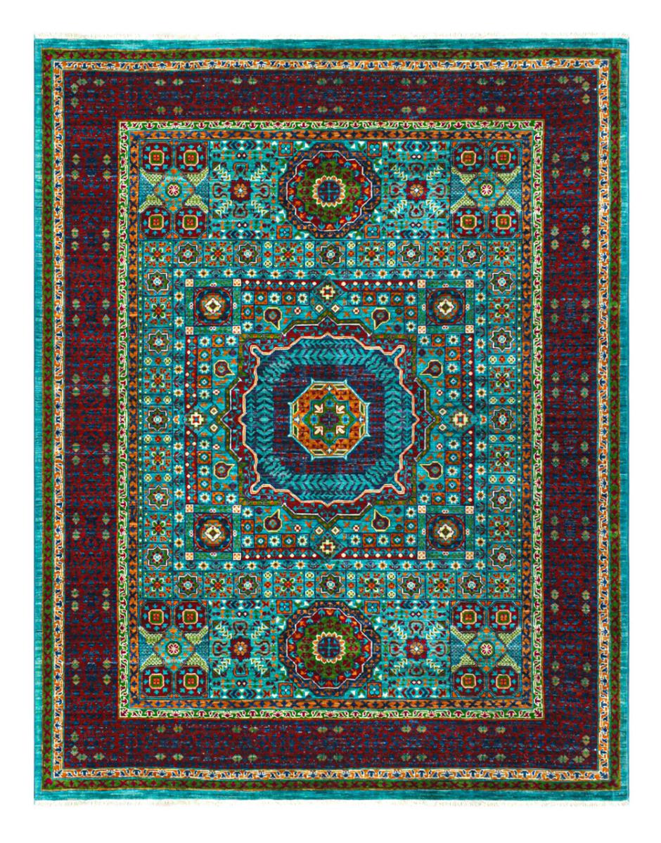 Afghan rug Mamluk 198x157 198x157, Persian Rug Knotted by hand