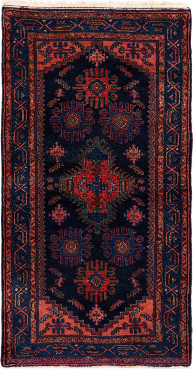 Tappeto persiano Hamadan 201x104 201x104, Tappeto persiano Annodato a mano