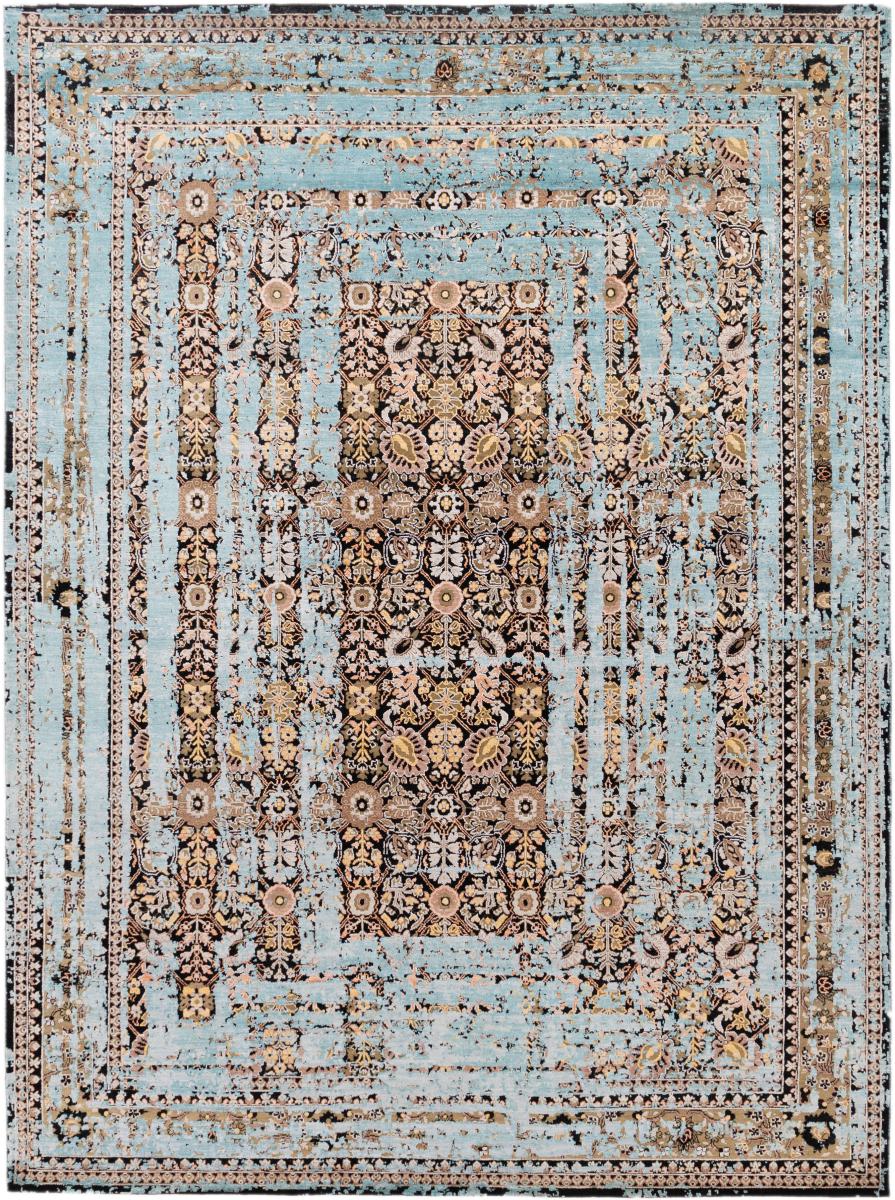 Indian Rug Sadraa 11'11"x8'10" 11'11"x8'10", Persian rug Hand-knotted