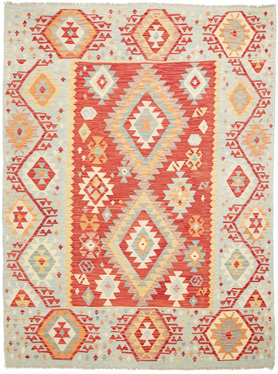 Afghanischer Teppich Kelim Afghan 203x152 203x152, Perserteppich Handgewebt