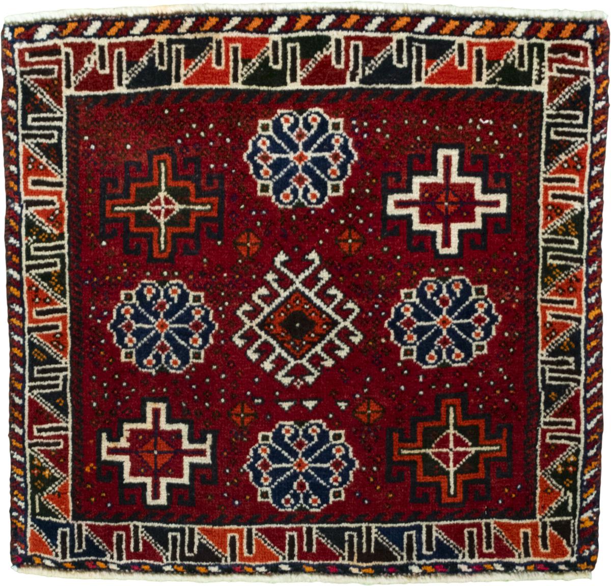 Persian Rug Shiraz 59x59 59x59, Persian Rug Knotted by hand
