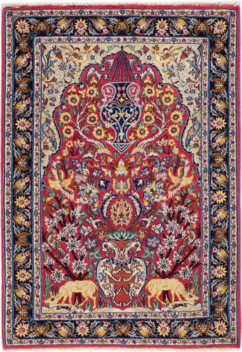 Perzisch tapijt Isfahan Zijden Pool 104x70 104x70, Perzisch tapijt Handgeknoopte