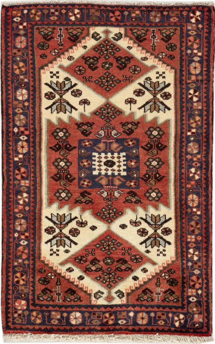 Persisk teppe Khamseh 122x79 122x79, Persisk teppe Knyttet for hånd