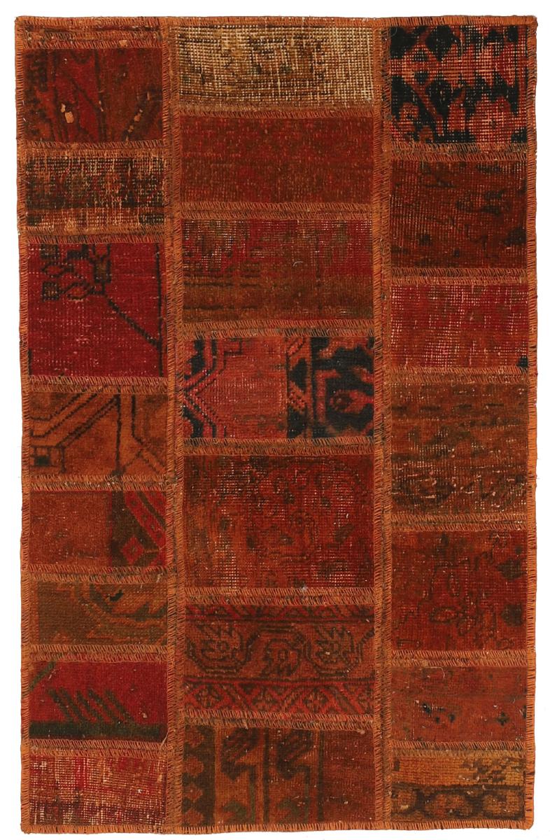 Perzisch tapijt Patchwork 96x62 96x62, Perzisch tapijt Handgeknoopte