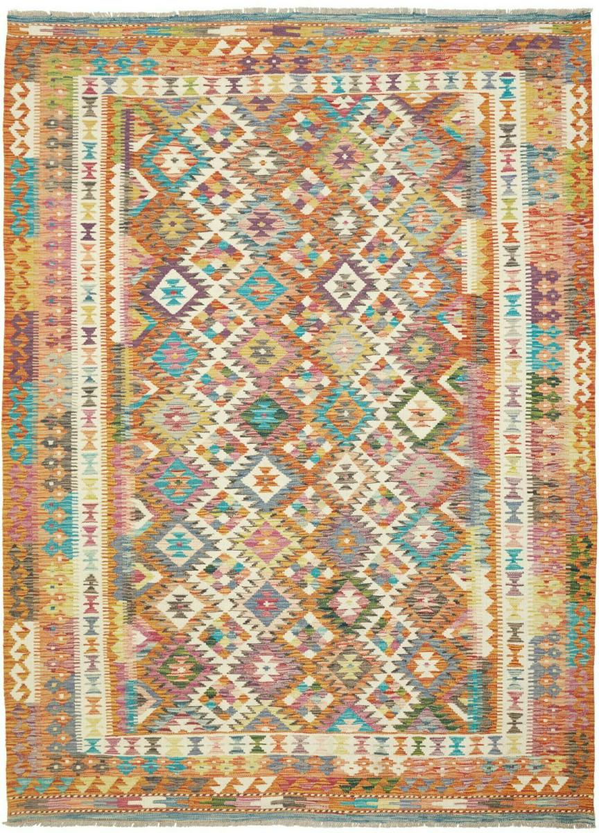 Tapete afegão Kilim Afegão 252x181 252x181, Tapete persa Tecido à mão