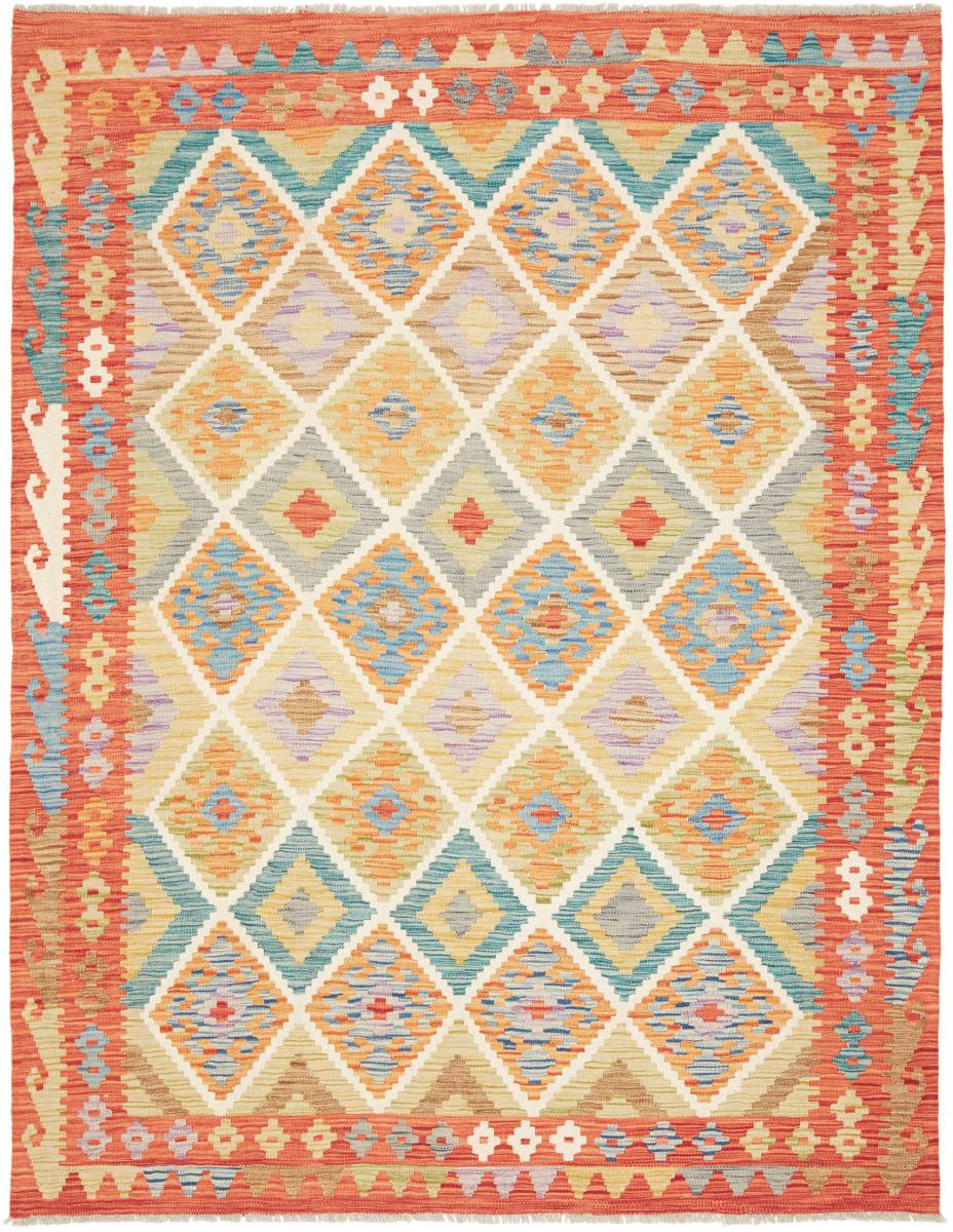 Afghan rug Kilim Afghan 196x156 196x156, Persian Rug Woven by hand