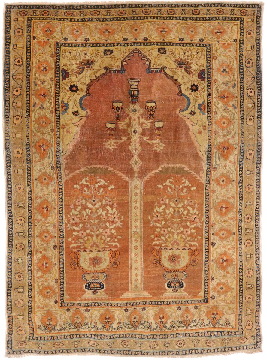 Tapete persa Tabriz Haj Jalili Velho 154x115 154x115, Tapete persa Atado à mão