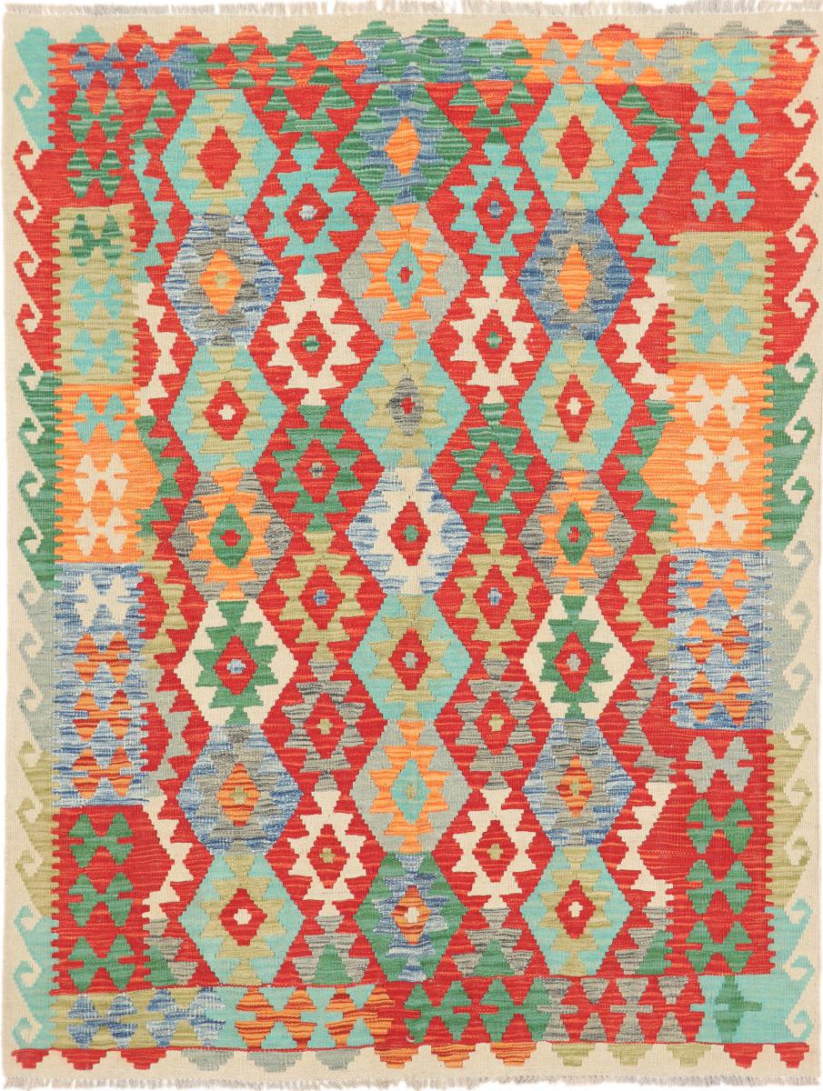 Tapete afegão Kilim Afegão 199x153 199x153, Tapete persa Tecido à mão