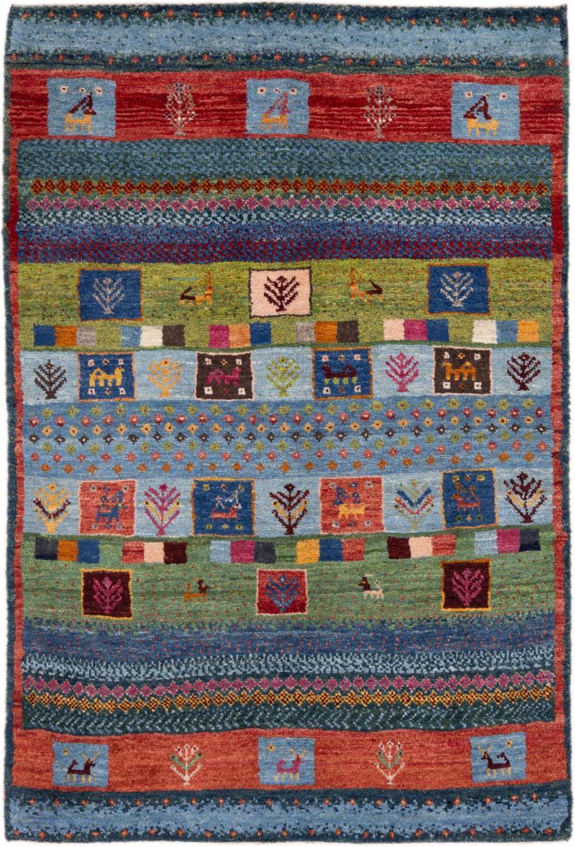 Persian Rug Gabbeh Nomad 145x96 145x96, Persian Rug Knotted by hand