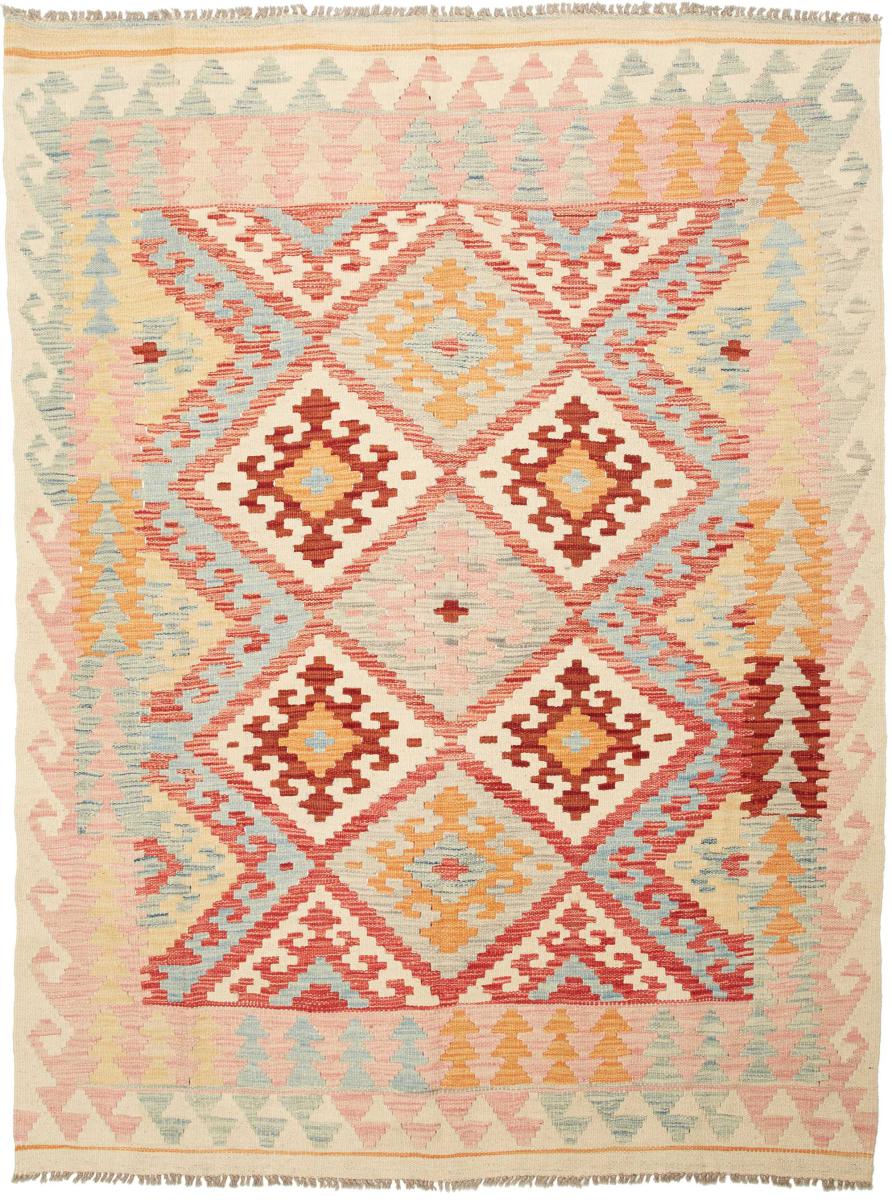 Afghanischer Teppich Kelim Afghan 203x152 203x152, Perserteppich Handgewebt