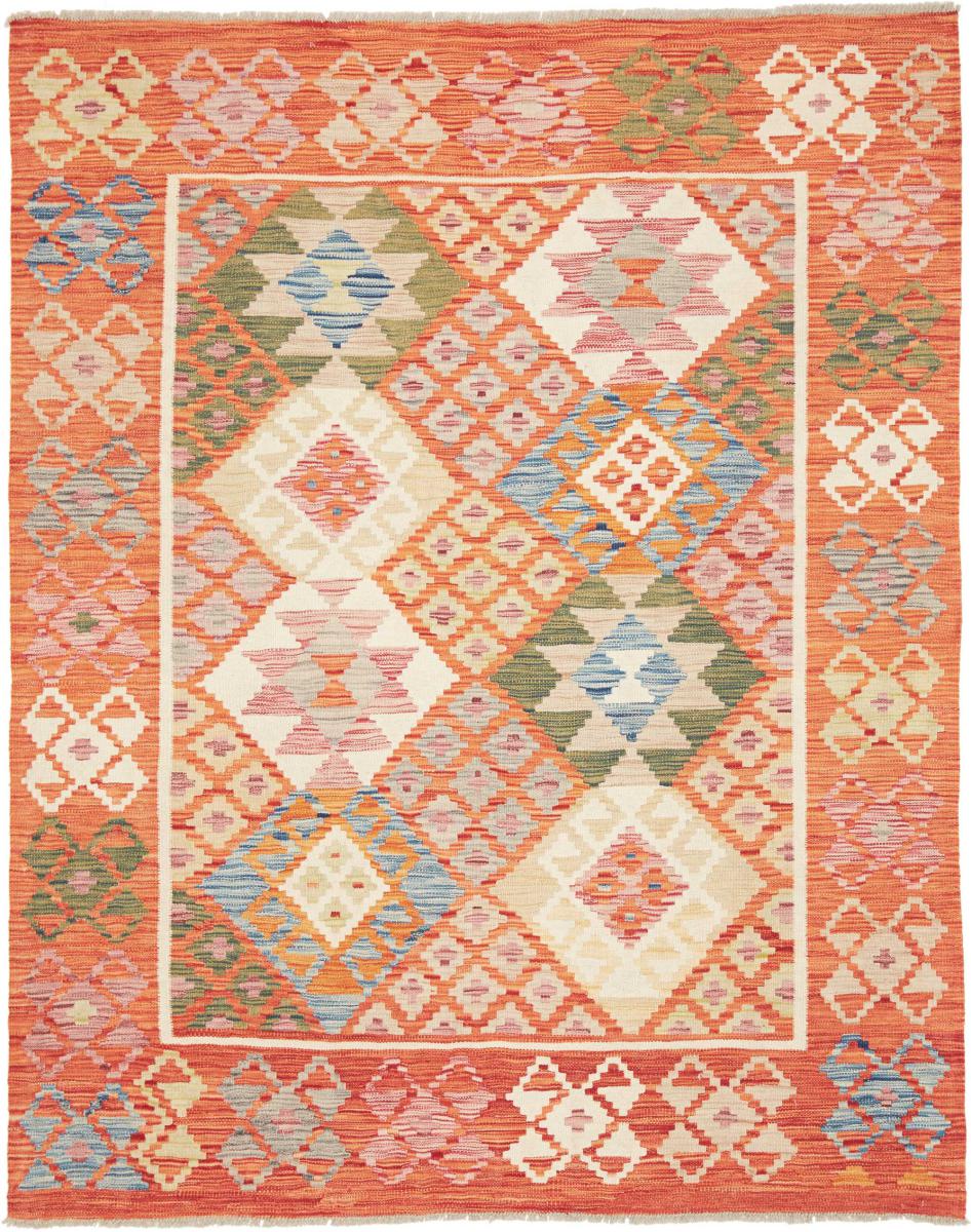 Afghaans tapijt Kilim Afghan 197x158 197x158, Perzisch tapijt Handgeweven
