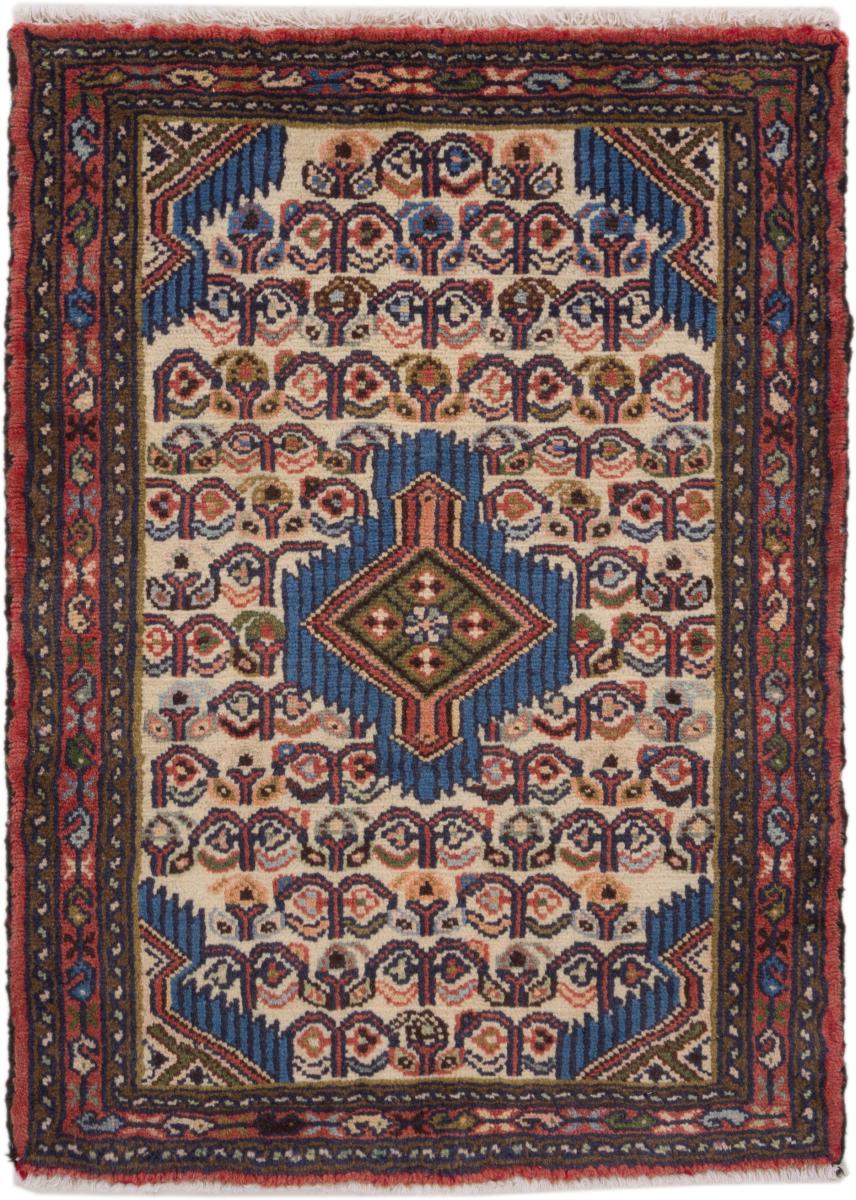 Persian Rug Hamadan 88x64 88x64, Persian Rug Knotted by hand