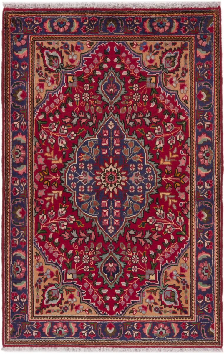 Tapete persa Tabriz 152x97 152x97, Tapete persa Atado à mão