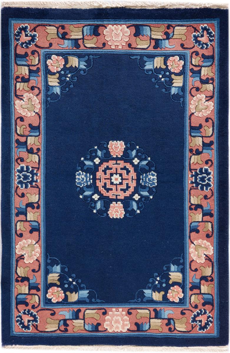 Kinesisk tæppe Kina Peking 94x62 94x62, Persisk tæppe Knyttet i hånden