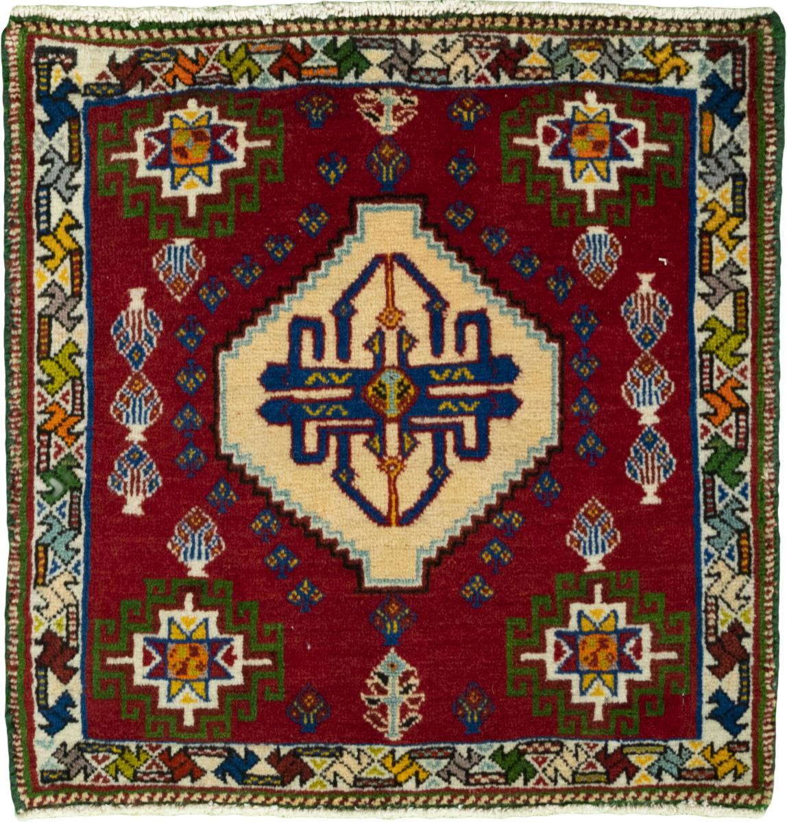 Persian Rug Shiraz 59x56 59x56, Persian Rug Knotted by hand
