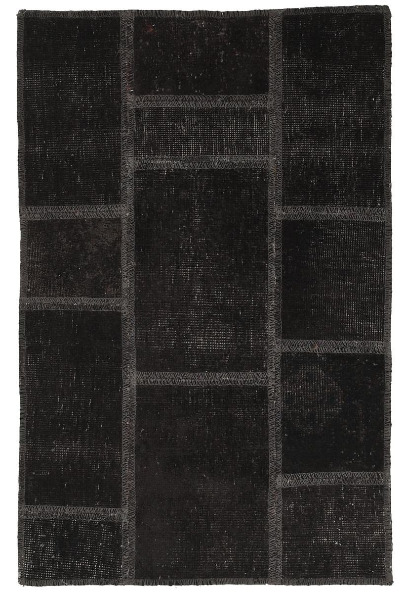 Persisk tæppe Patchwork 92x60 92x60, Persisk tæppe Knyttet i hånden