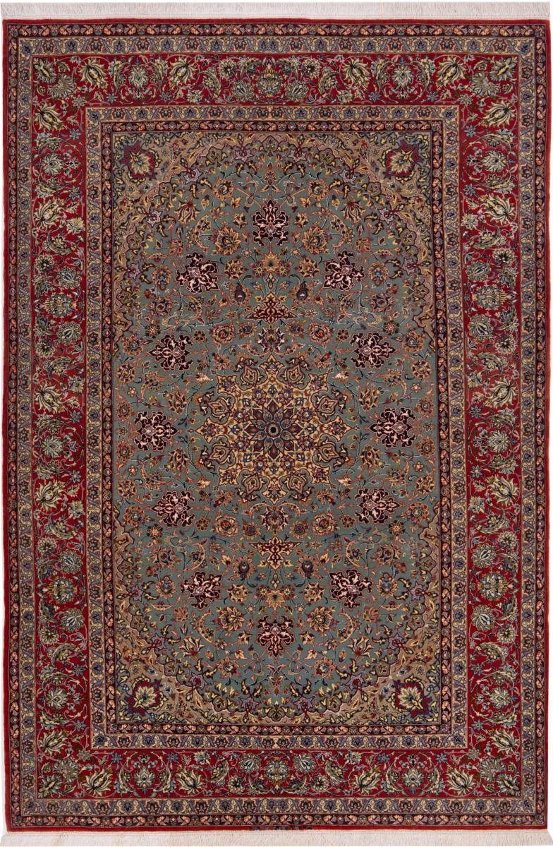 Persian Rug Isfahan Silk Warp 239x158 239x158, Persian Rug Knotted by hand