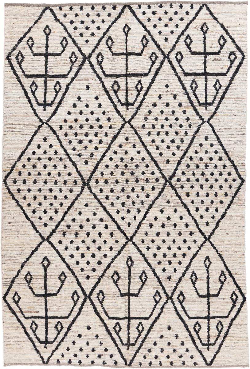 Afghan rug Berber Design 230x187 230x187, Persian Rug Knotted by hand