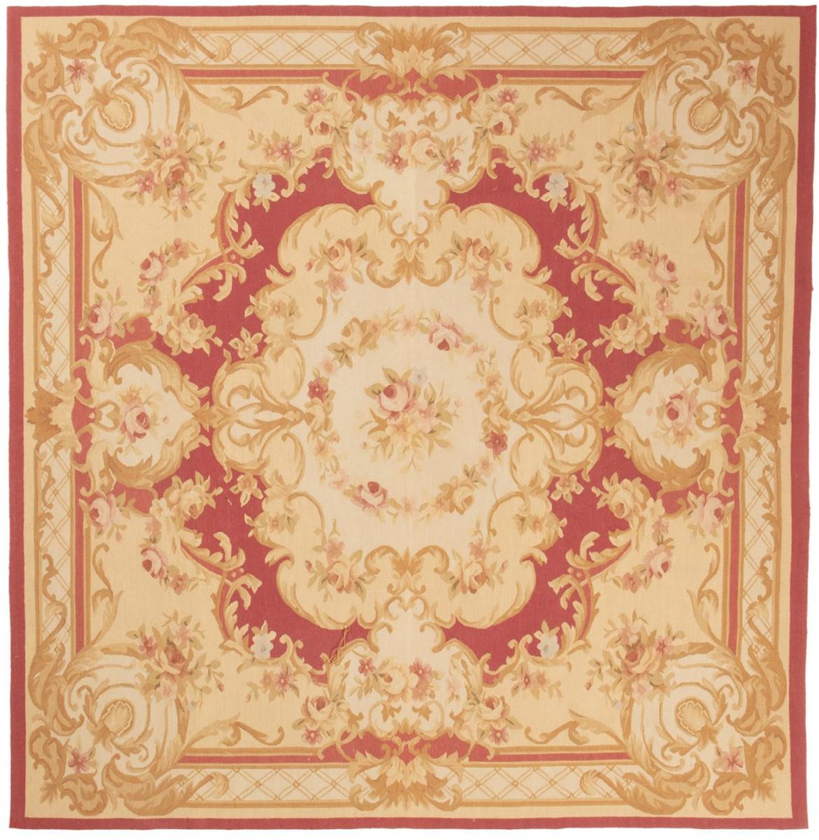 Chinees tapijt Kilim Aubusson 206x199 206x199, Perzisch tapijt Handgeweven