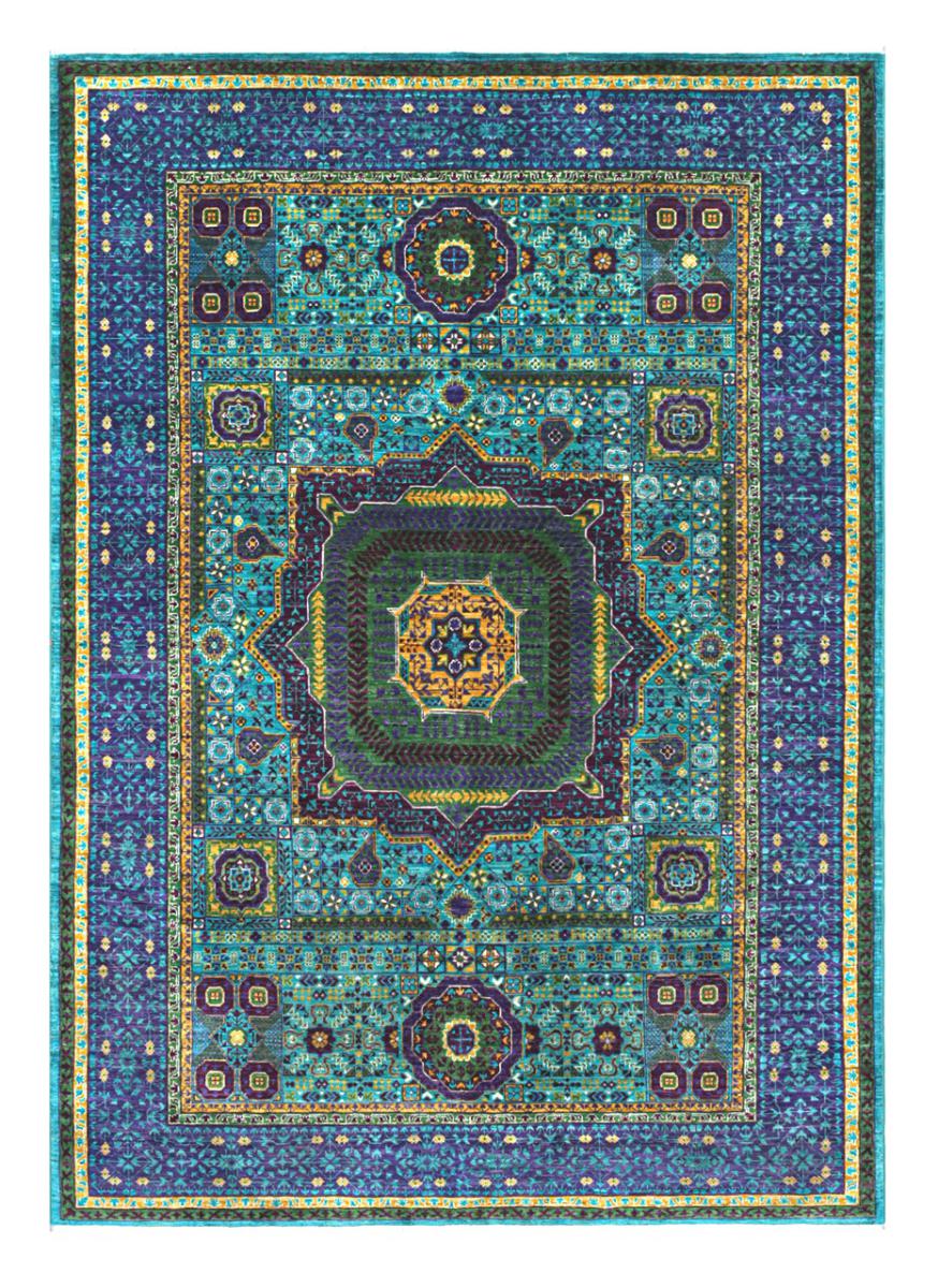 Afghan rug Mamluk 240x176 240x176, Persian Rug Knotted by hand