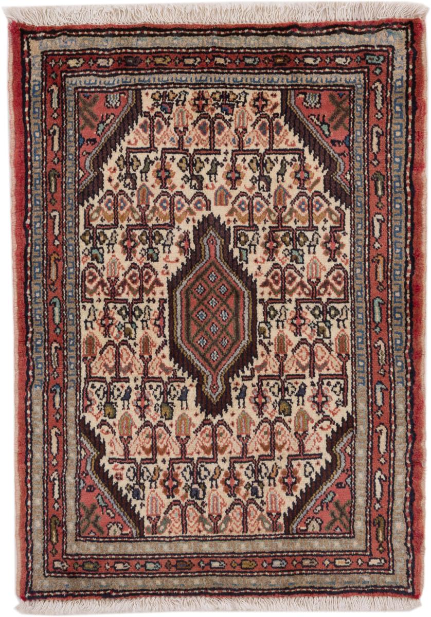 Tapis persan Hamadan 91x67 91x67, Tapis persan Noué à la main