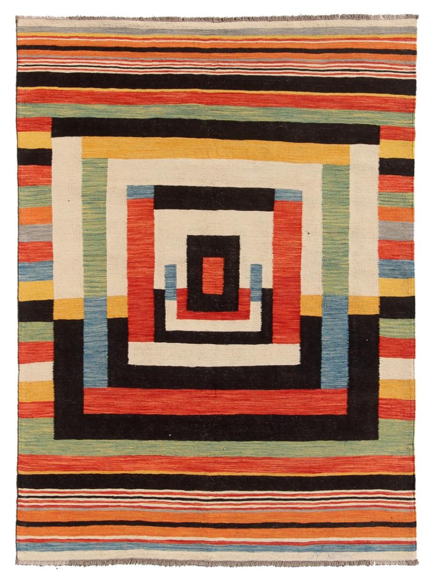 Alfombra afgana Kilim Afghan Edition 196x152 196x152, Alfombra persa Tejido a mano