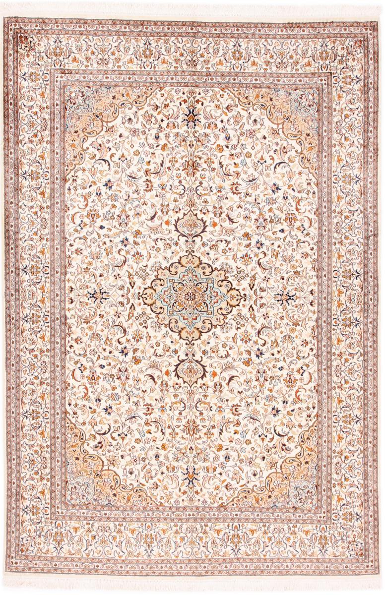 Indo rug Kashmir Silk 251x168 251x168, Persian Rug Knotted by hand