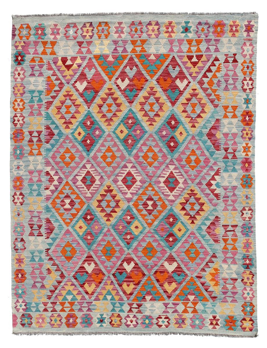 Afghan rug Kilim Afghan 7'10"x5'9" 7'10"x5'9", Persian Rug Woven by hand