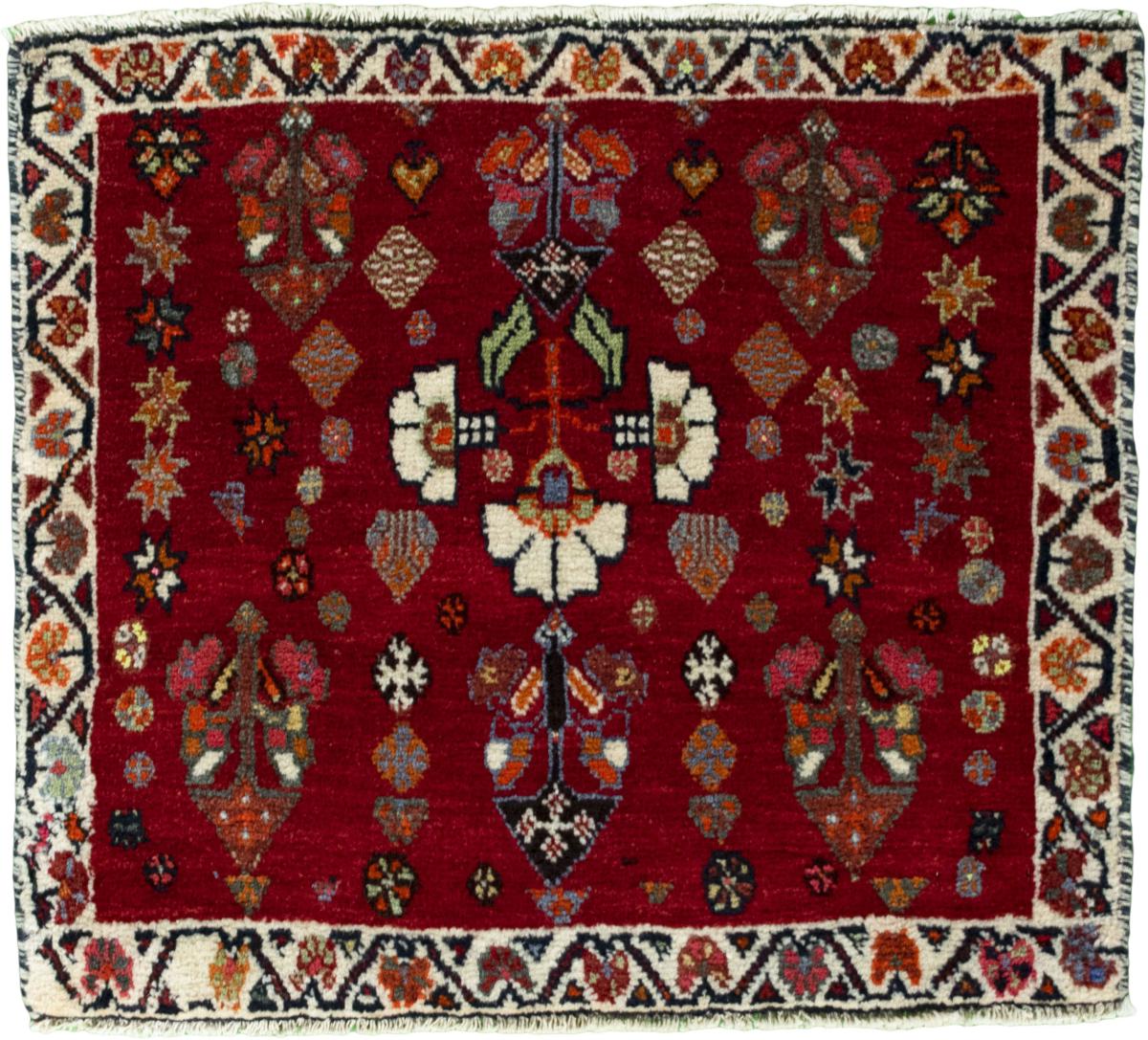 Persian Rug Shiraz 59x69 59x69, Persian Rug Knotted by hand